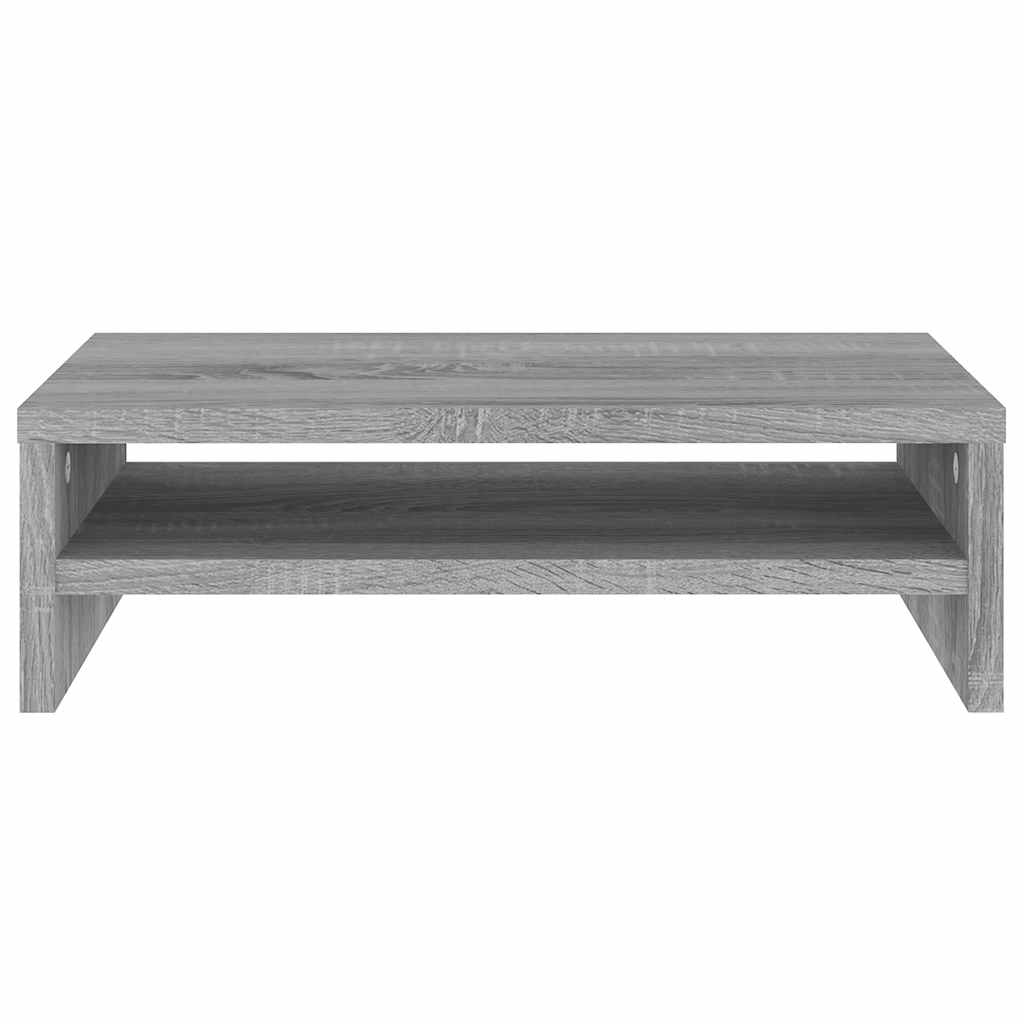 vidaXL Monitorständer Grau Sonoma 42x24x13 cm Holzwerkstoff
