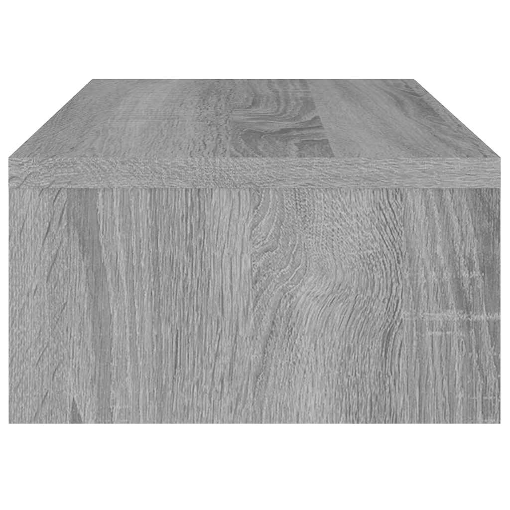 vidaXL Monitorständer Grau Sonoma 42x24x13 cm Holzwerkstoff