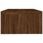 vidaXL Monitorständer Braun Eichen-Optik 42x24x13 cm Holzwerkstoff