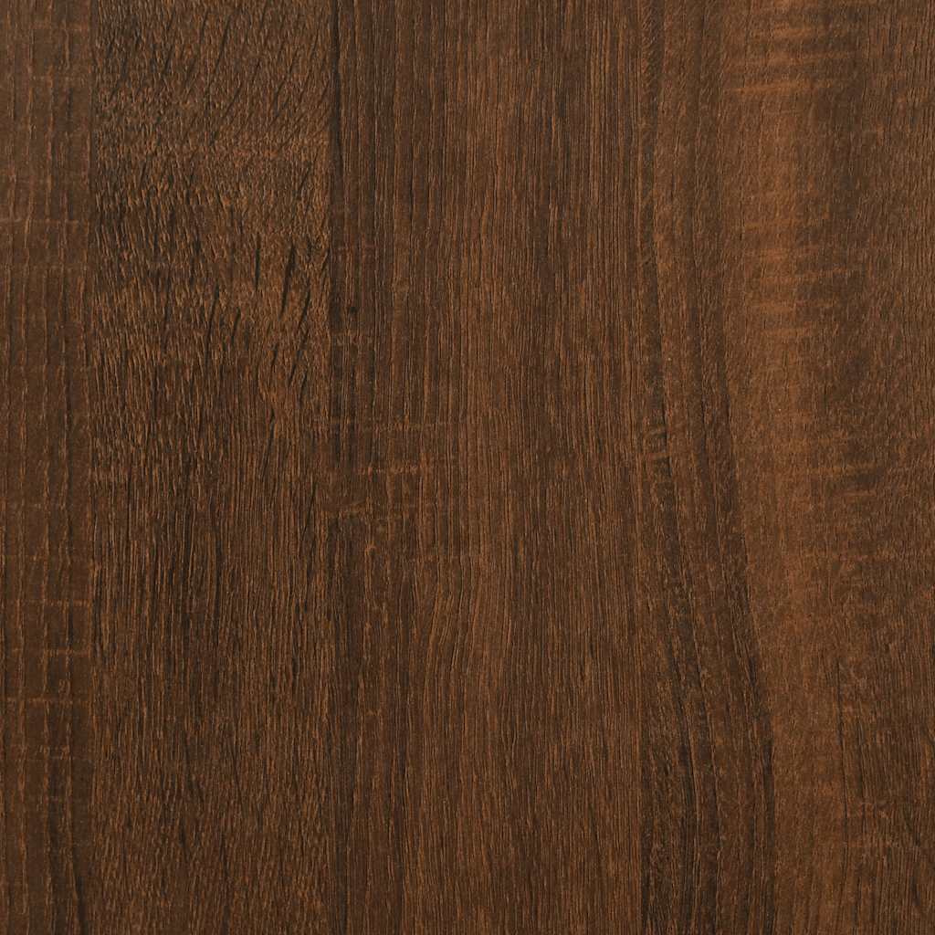 vidaXL Monitorständer Braun Eichen-Optik 42x24x13 cm Holzwerkstoff
