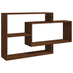 vidaXL Wandregal Braun Eichen-Optik 104x20x58,5 cm Holzwerkstoff