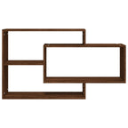 vidaXL Wandregal Braun Eichen-Optik 104x20x58,5 cm Holzwerkstoff