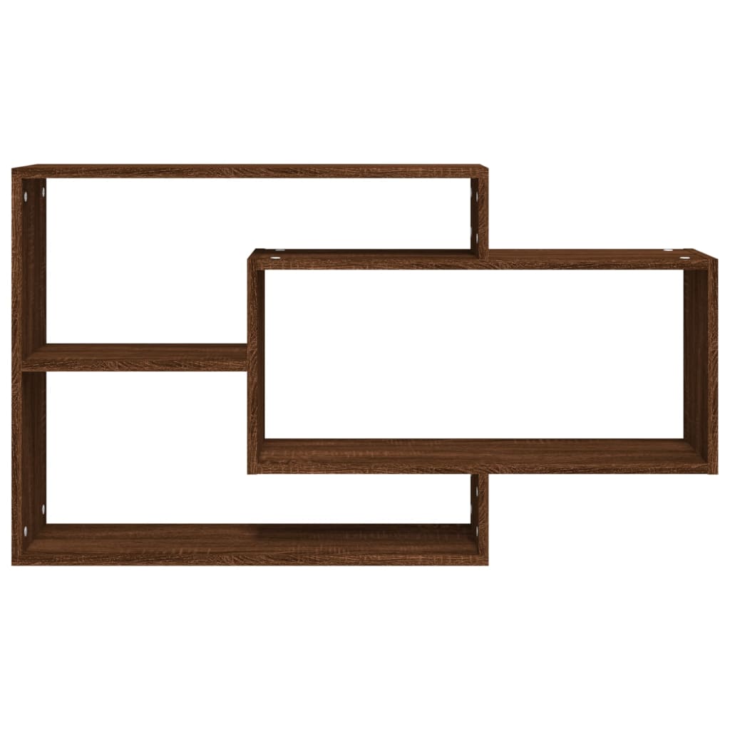 vidaXL Wandregal Braun Eichen-Optik 104x20x58,5 cm Holzwerkstoff