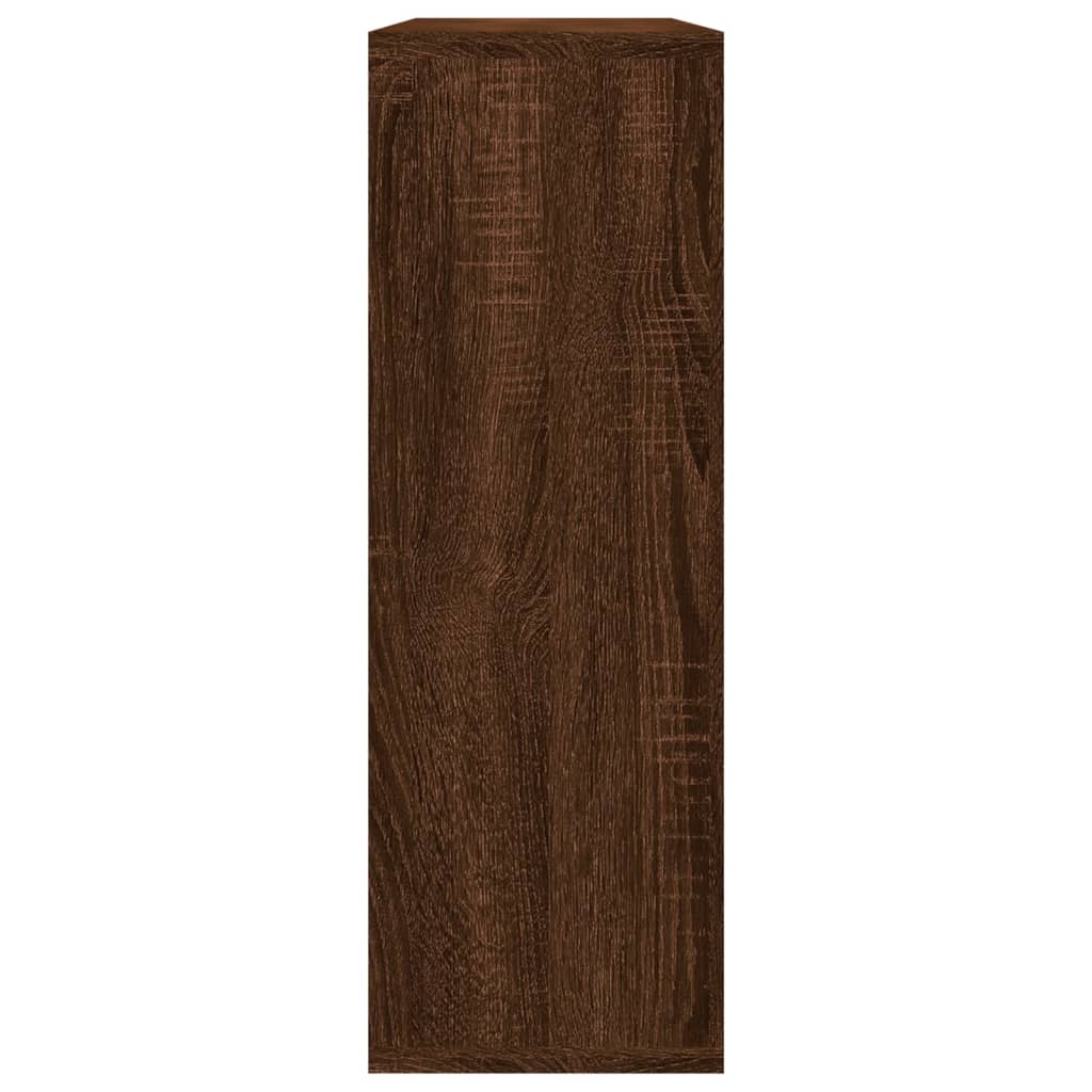 vidaXL Wandregal Braun Eichen-Optik 104x20x58,5 cm Holzwerkstoff
