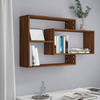 vidaXL Wandregal Braun Eichen-Optik 104x20x58,5 cm Holzwerkstoff