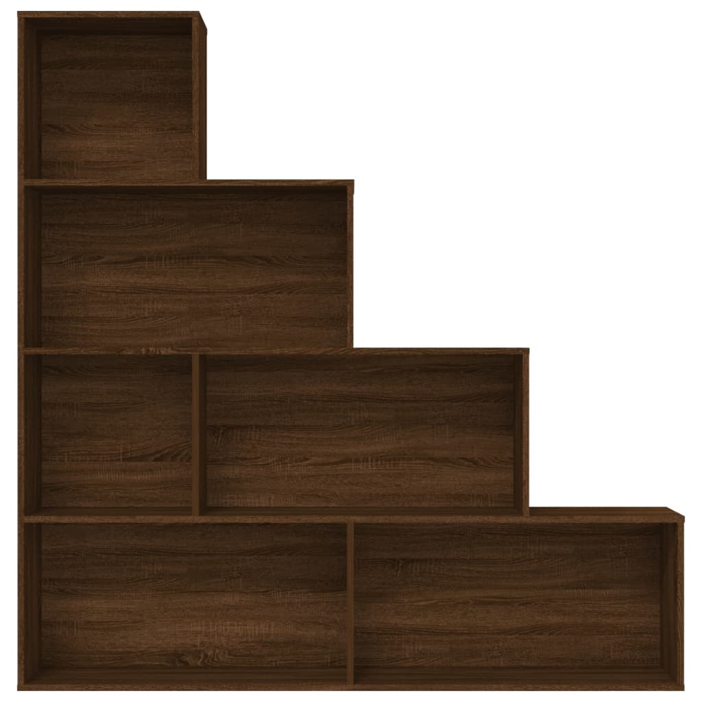 vidaXL Bücherregal Braun Eichen-Optik 155x24x160 cm