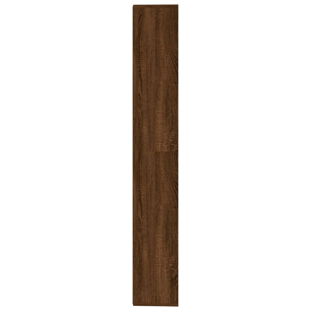 vidaXL Bücherregal Braun Eichen-Optik 155x24x160 cm
