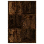 vidaXL Lagerschrank Räuchereiche 60x29,5x90 cm