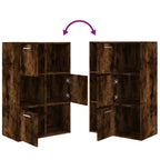 vidaXL Lagerschrank Räuchereiche 60x29,5x90 cm