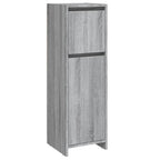 vidaXL Badschrank Grau Sonoma 30x30x95 cm Holzwerkstoff