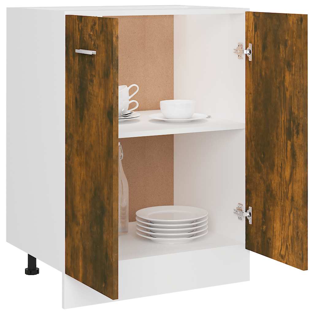 vidaXL Unterschrank Lyon Räuchereiche 60x46x81,5 cm Holzwerkstoff