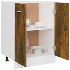 vidaXL Unterschrank Lyon Räuchereiche 60x46x81,5 cm Holzwerkstoff