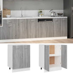 vidaXL Unterschrank Lyon Grau Sonoma 60x46x81,5 cm Holzwerkstoff
