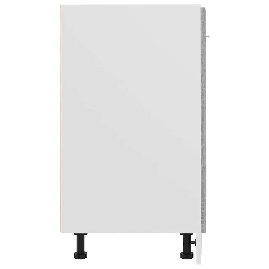 vidaXL Unterschrank Lyon Grau Sonoma 60x46x81,5 cm Holzwerkstoff