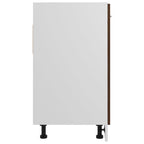 vidaXL Spülenunterschrank Lyon Braun Eiche-Optik 80x46x81,5cm Holzwerkstoff