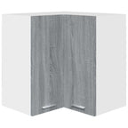 vidaXL Eck-Hängeschrank Lyon Grau Sonoma 57x57x60 cm Holzwerkstoff