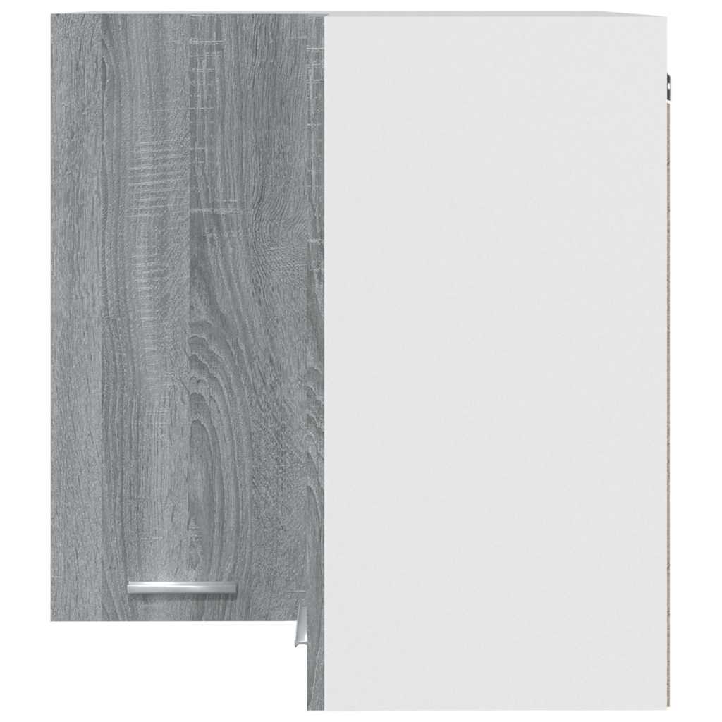 vidaXL Eck-Hängeschrank Lyon Grau Sonoma 57x57x60 cm Holzwerkstoff