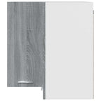 vidaXL Eck-Hängeschrank Lyon Grau Sonoma 57x57x60 cm Holzwerkstoff