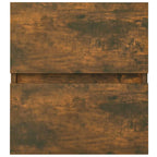 vidaXL Waschbeckenunterschrank Räuchereiche 41x38,5x45cm Holzwerkstoff