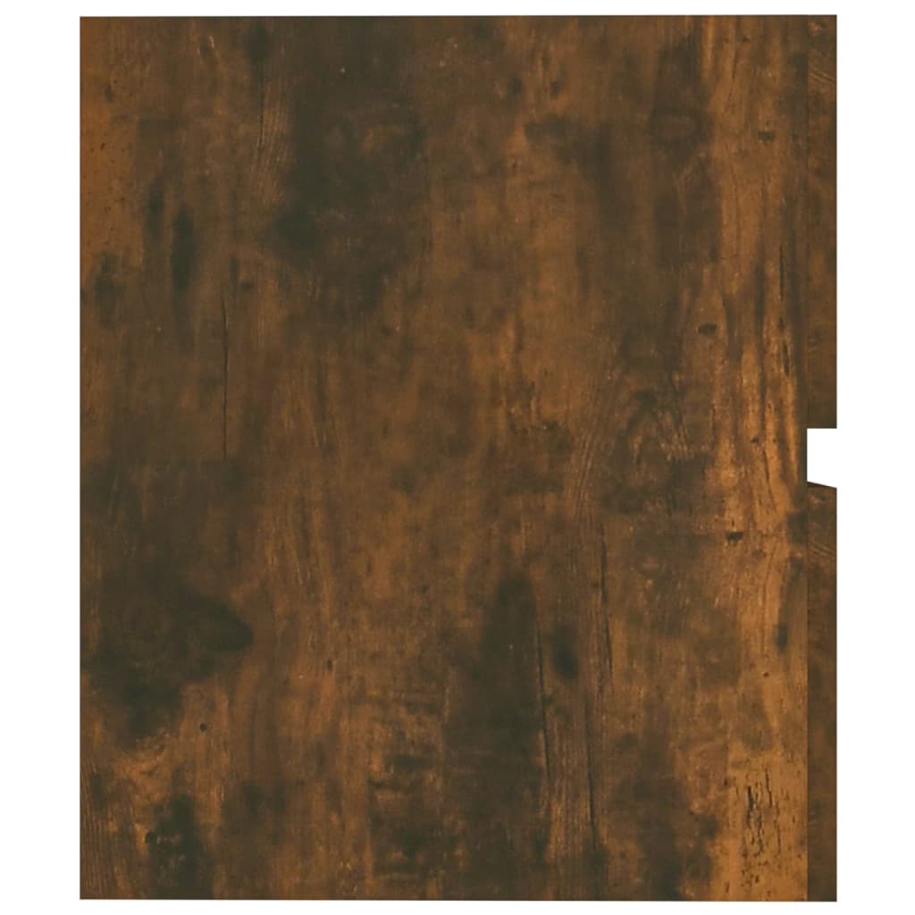 vidaXL Waschbeckenunterschrank Räuchereiche 41x38,5x45cm Holzwerkstoff