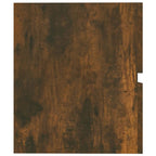 vidaXL Waschbeckenunterschrank Räuchereiche 41x38,5x45cm Holzwerkstoff