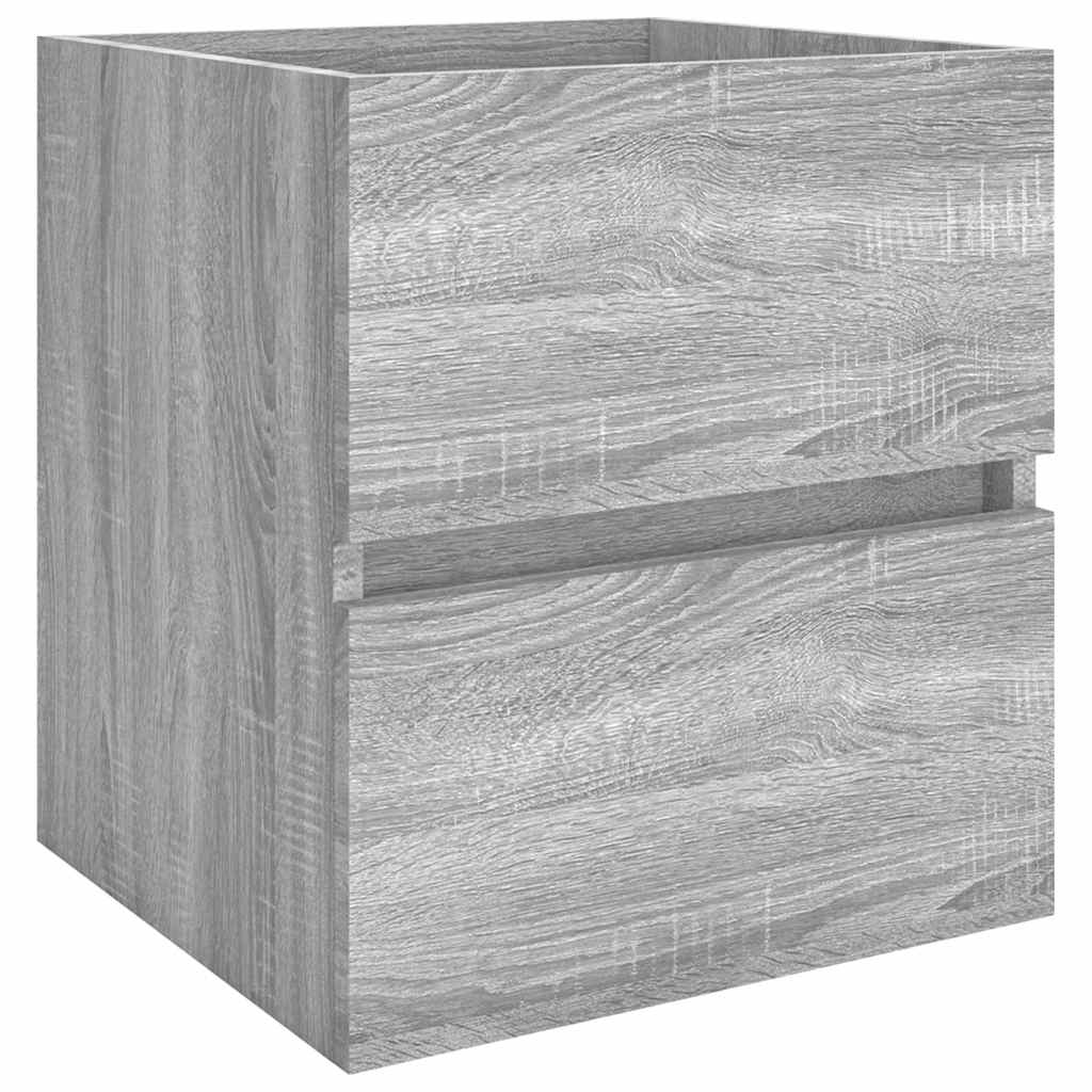vidaXL Waschbeckenunterschrank Grau Sonoma 41x38,5x45 cm Holzwerkstoff