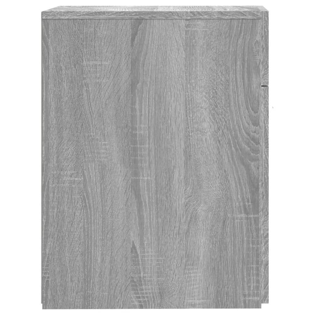 vidaXL Apothekerschrank Grau Sonoma 20x45,5x60 cm Holzwerkstoff