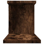 vidaXL TV-Wandregal Räuchereiche 125x18x23 cm Holzwerkstoff