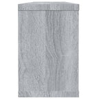vidaXL Würfelregale 6 Stk. Grau Sonoma 60x15x23 cm Holzwerkstoff