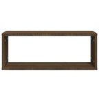 vidaXL Würfelregale 2 Stk. Braun Eichen-Optik 60x15x23cm Holzwerkstoff