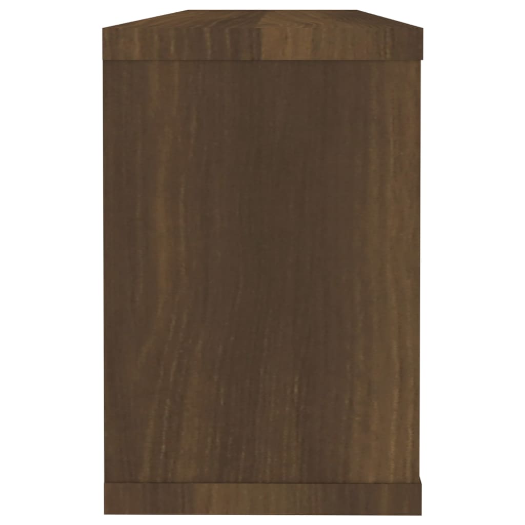 vidaXL Würfelregale 2 Stk. Braun Eichen-Optik 60x15x23cm Holzwerkstoff