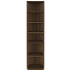 vidaXL Schuhregal Braun Eichen-Optik 27,5x27x102 cm Holzwerkstoff