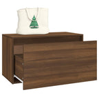 vidaXL Flurbank 80x40x45 cm Braun Eiche-Optik Holzwerkstoff