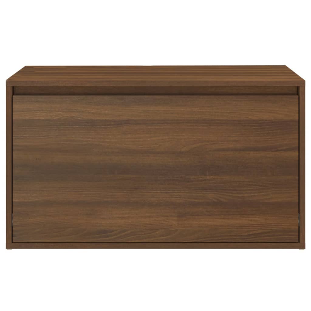 vidaXL Flurbank 80x40x45 cm Braun Eiche-Optik Holzwerkstoff