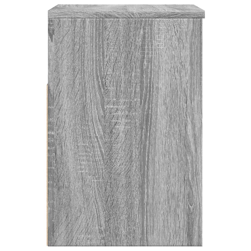 vidaXL Schuhbank Grau Sonoma 60x30x45 cm Holzwerkstoff