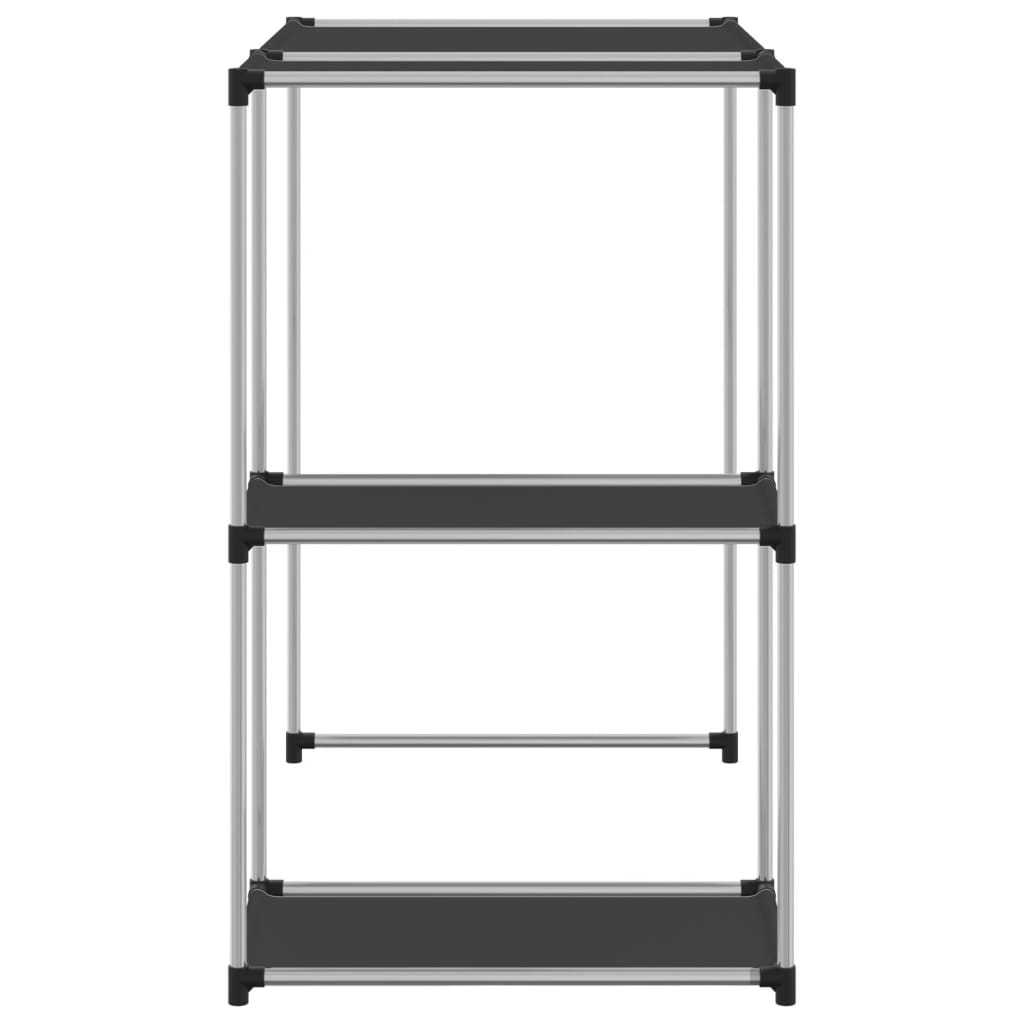 vidaXL Waschmaschinenregal Schwarz 87x55x90,5 cm Eisen