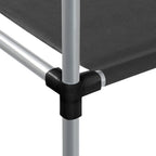 vidaXL Waschmaschinenregal Schwarz 87x55x90,5 cm Eisen