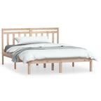 vidaXL Massivholzbett Kiefer 140x190 cm
