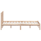 vidaXL Massivholzbett Kiefer 140x190 cm