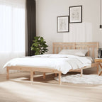 vidaXL Massivholzbett Kiefer 140x190 cm