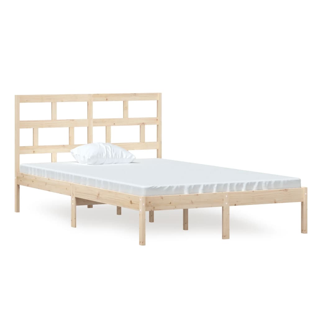 vidaXL Massivholzbett ohne Matratze 120x200 cm