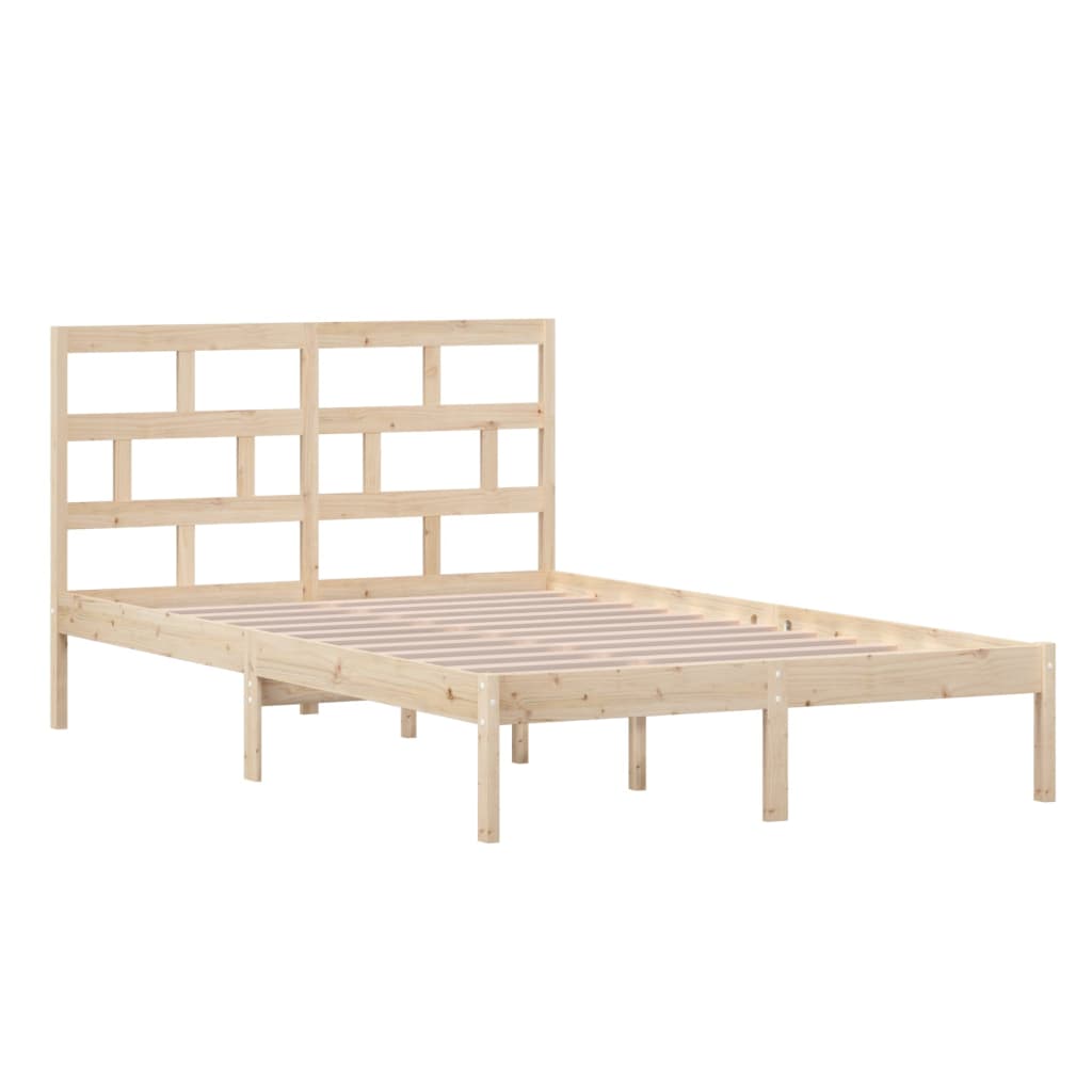 vidaXL Massivholzbett ohne Matratze 120x200 cm