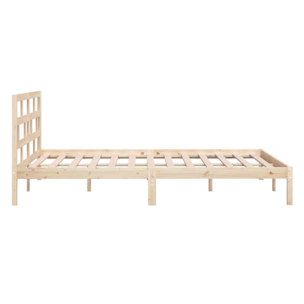 vidaXL Massivholzbett ohne Matratze 120x200 cm