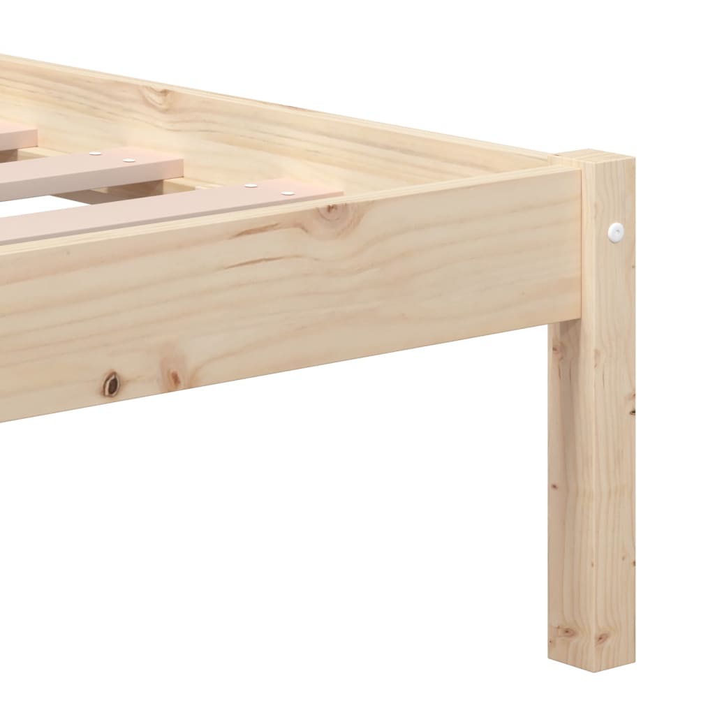 vidaXL Massivholzbett ohne Matratze 120x200 cm