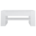 vidaXL Couchtisch Weiß 102x55x45 cm Holzwerkstoff