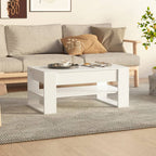 vidaXL Couchtisch Weiß 102x55x45 cm Holzwerkstoff