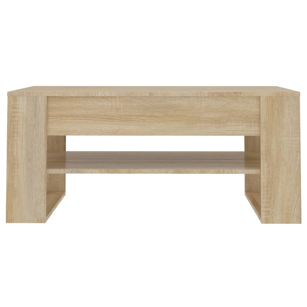 vidaXL Couchtisch Sonoma-Eiche 102x55x45 cm Holzwerkstoff