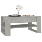 vidaXL Couchtisch Betongrau 102x55x45 cm Holzwerkstoff