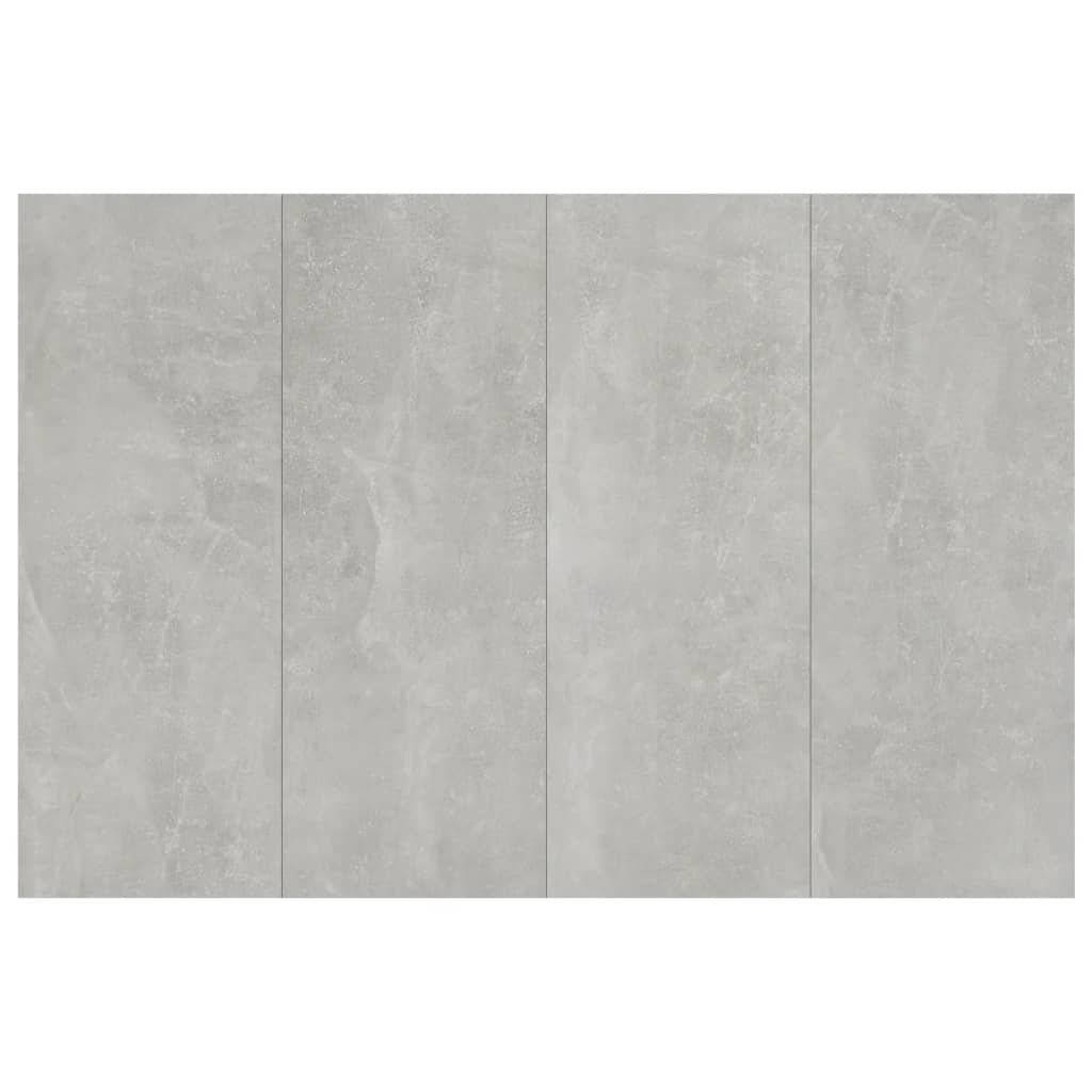 vidaXL Kopfteil Betongrau 120x1,5x80 cm Holzwerkstoff