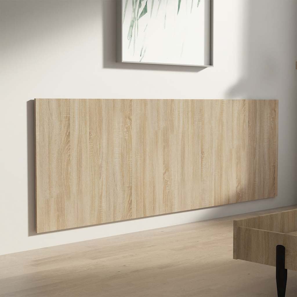 vidaXL Wand-Kopfteil Sonoma-Eiche 240x1,5x80 cm Holzwerkstoff